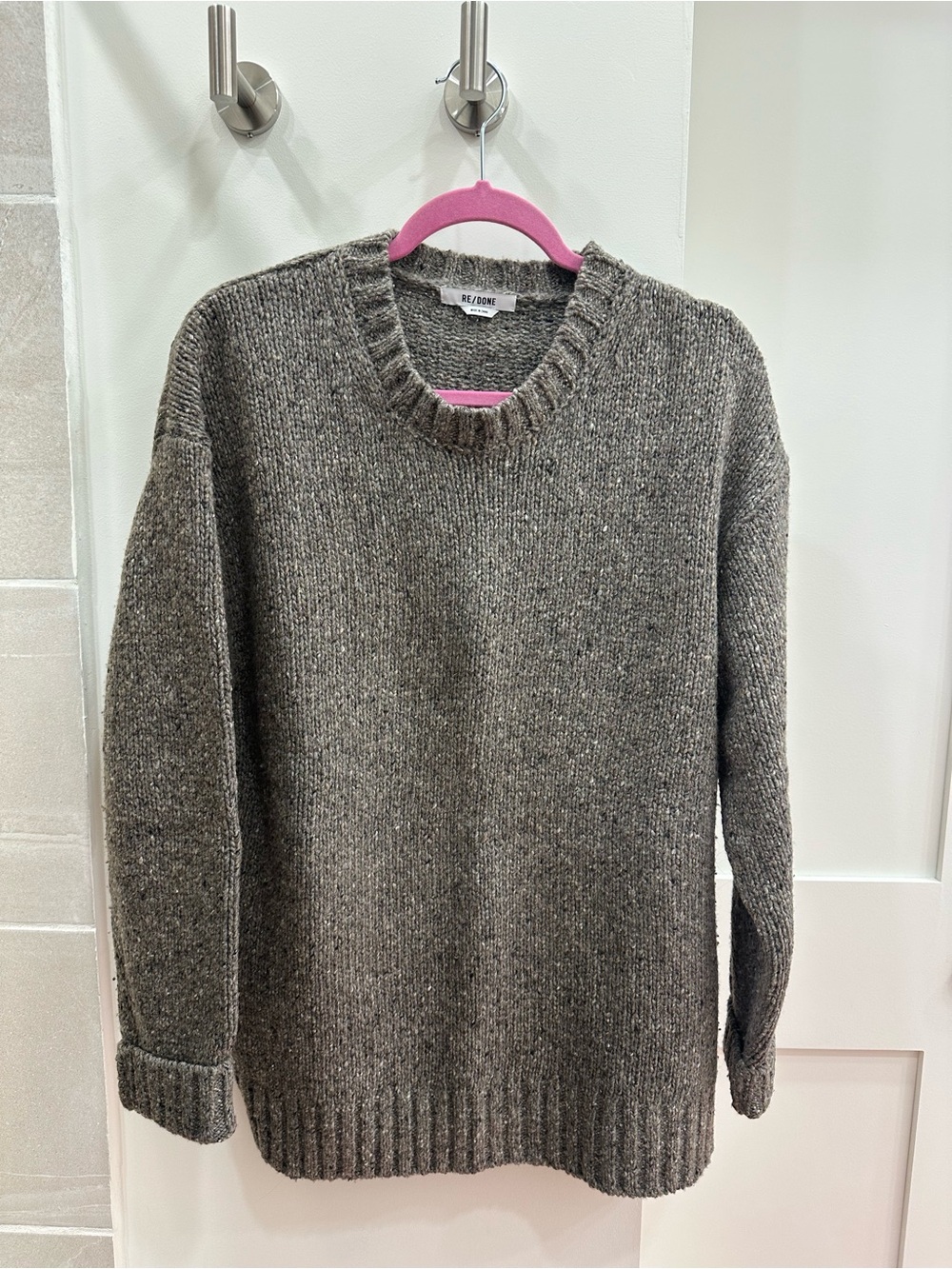 Re/Done oversized sweater
